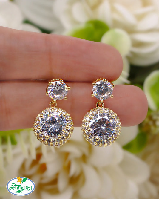 GLAMOROUS DIAMOND EARRINGS