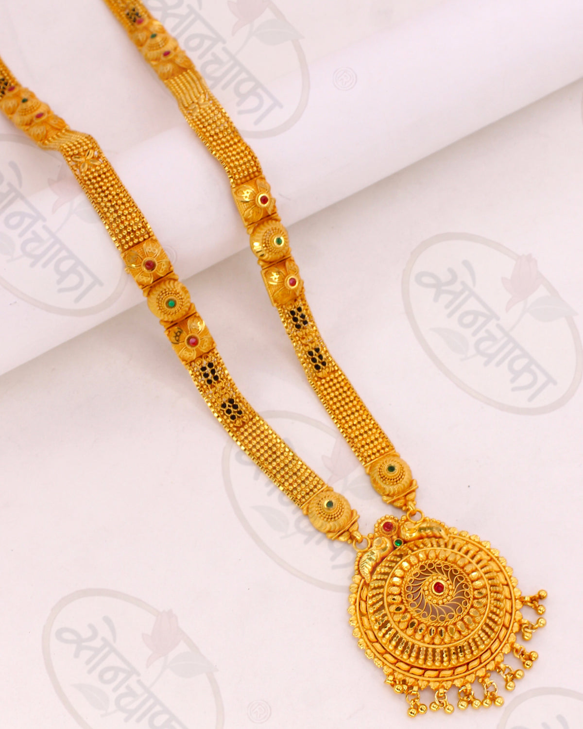 GLEAMING GLOSSY MATTE MANGALSUTRA