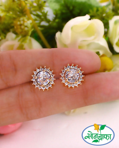 MODISH ELEGANCE DIAMOND STUDS