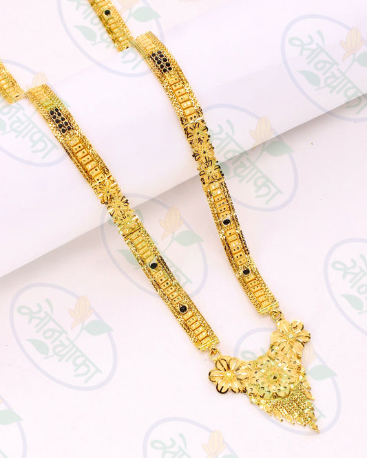 SPARKLING FLORAL DESIGNER MANGALSUTRA