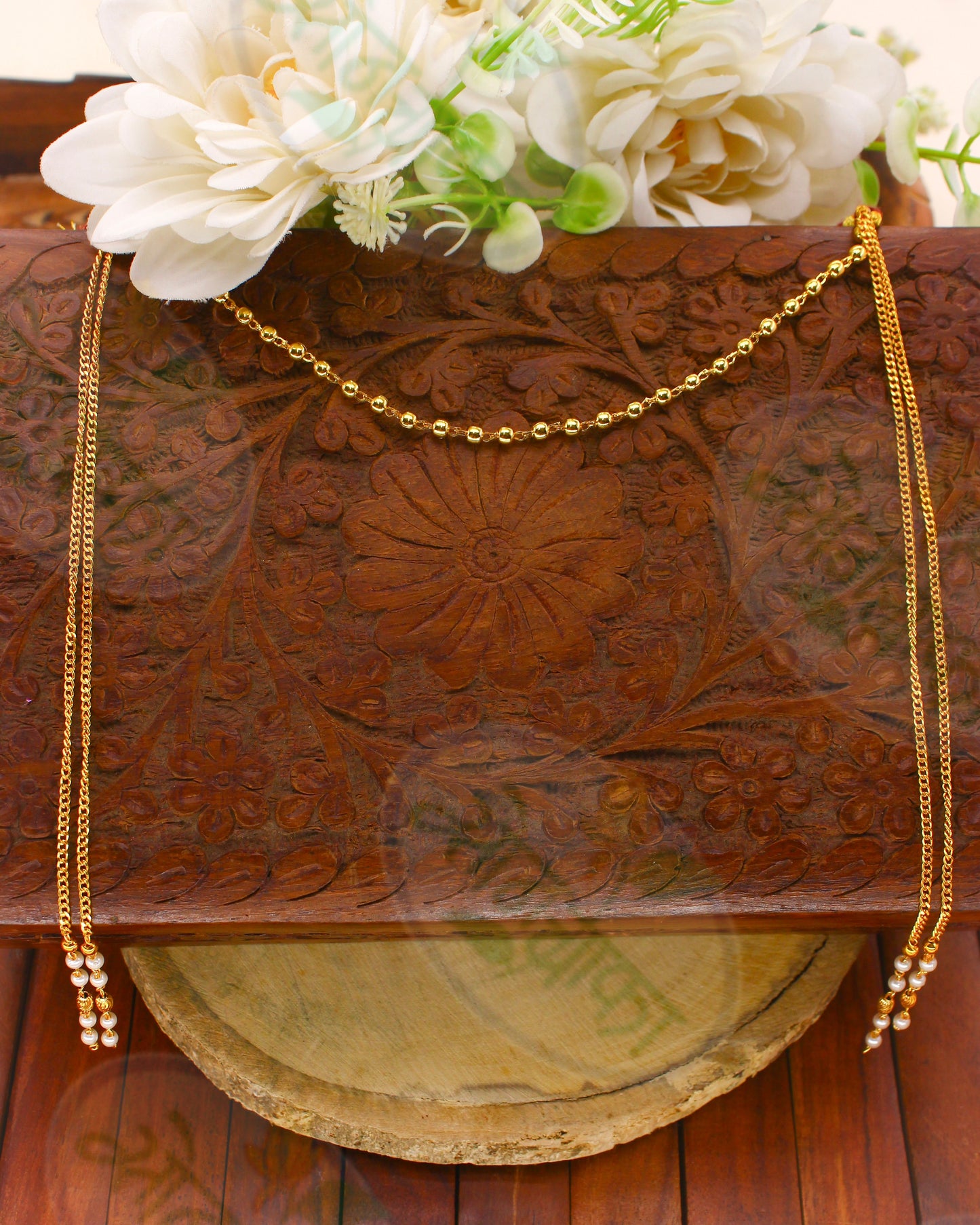 DESIGNER GOLDEN BEADS MUNDAVALYA