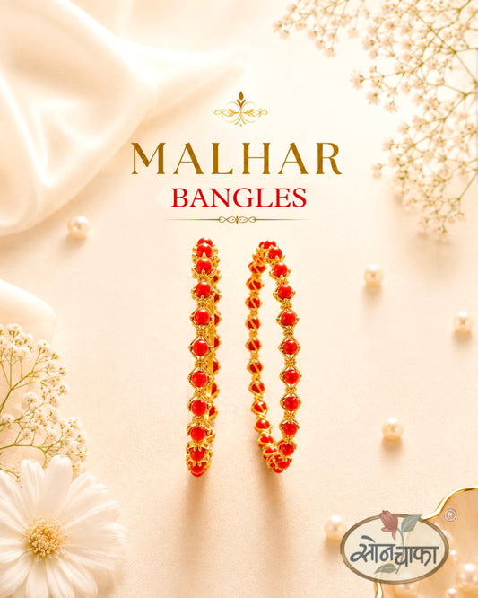 GOLDEN WITH POVALA BEADS