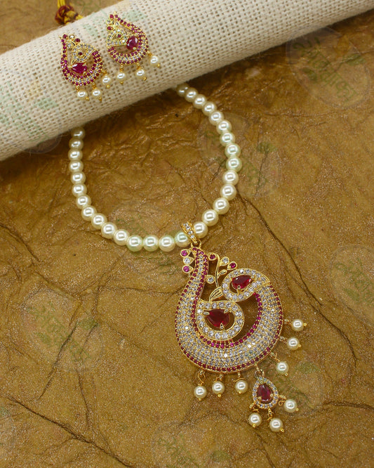 FANCY PEACOCK NECKLACE