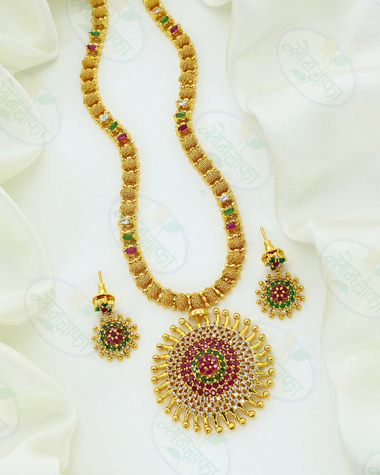 FLOWERET DESIGNER SURYA NECKLACE