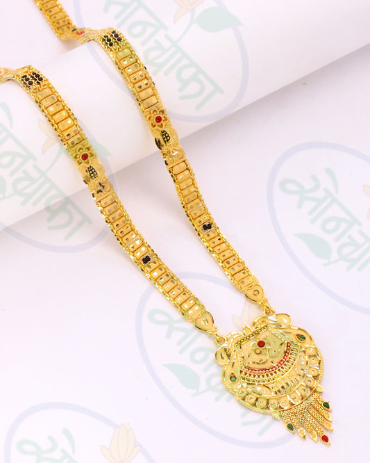 ALLURING GOLD PLATED MANGALSUTRA