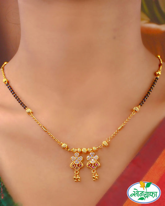 FLOWER DESIGNER MANGALSUTRA