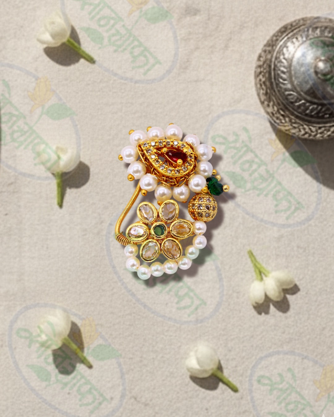 ELEGANT PEARL BEADS NATH