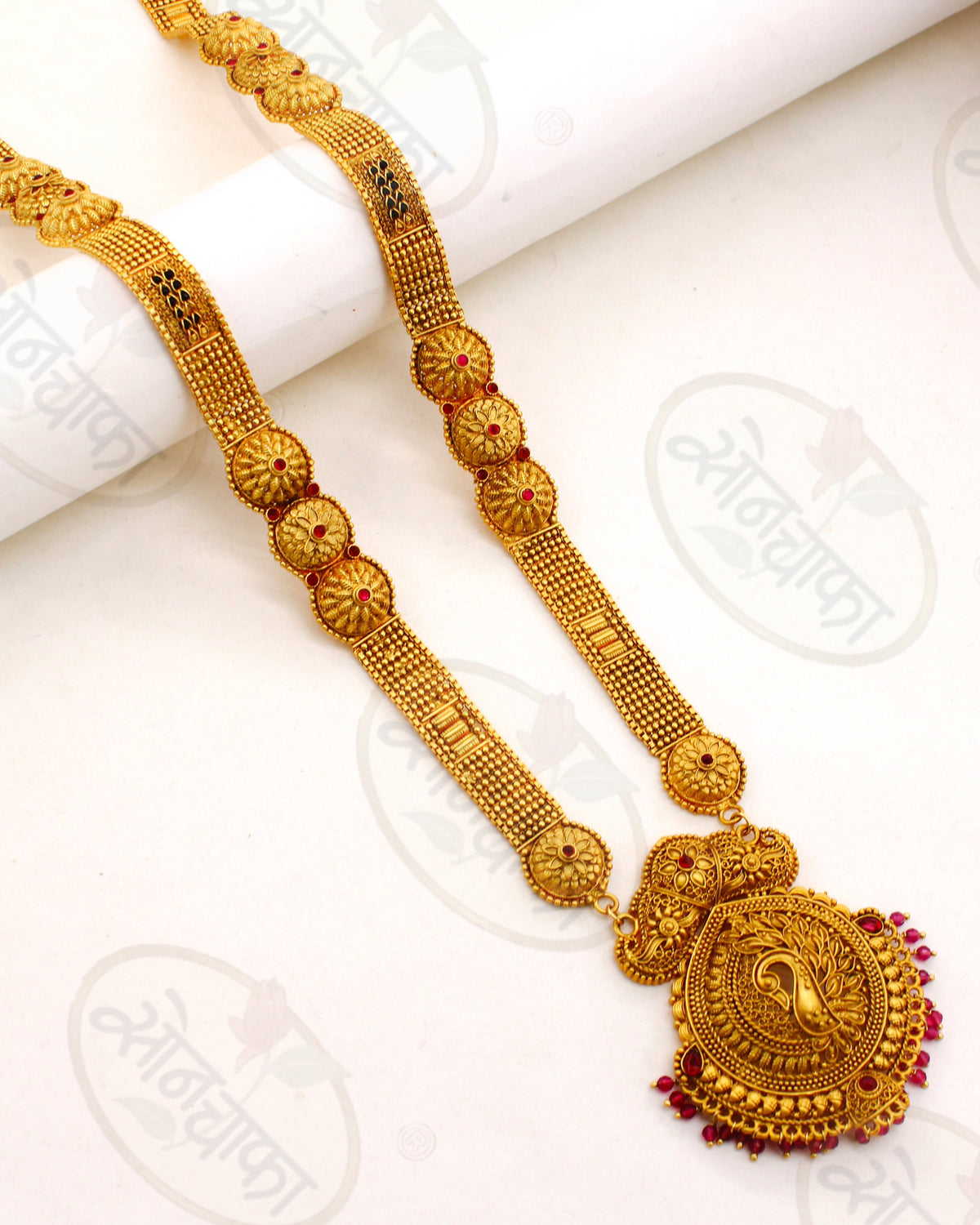 PEACOCK DESIGNER MATTE MANGALSUTRA