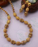 BEAUTIFUL GOLDEN BEADS NECKLACE