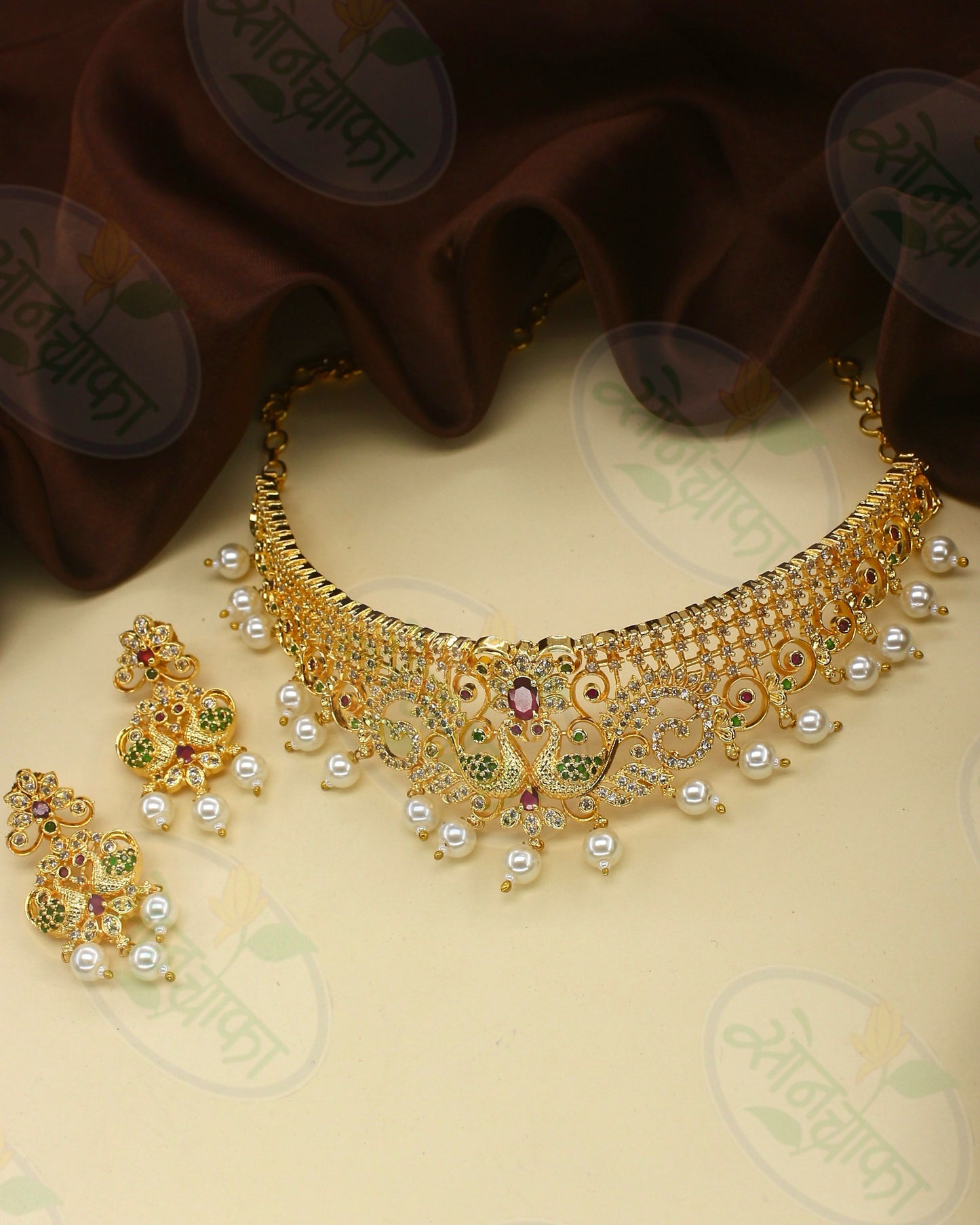 FANCY PEACOCK NECKLACE