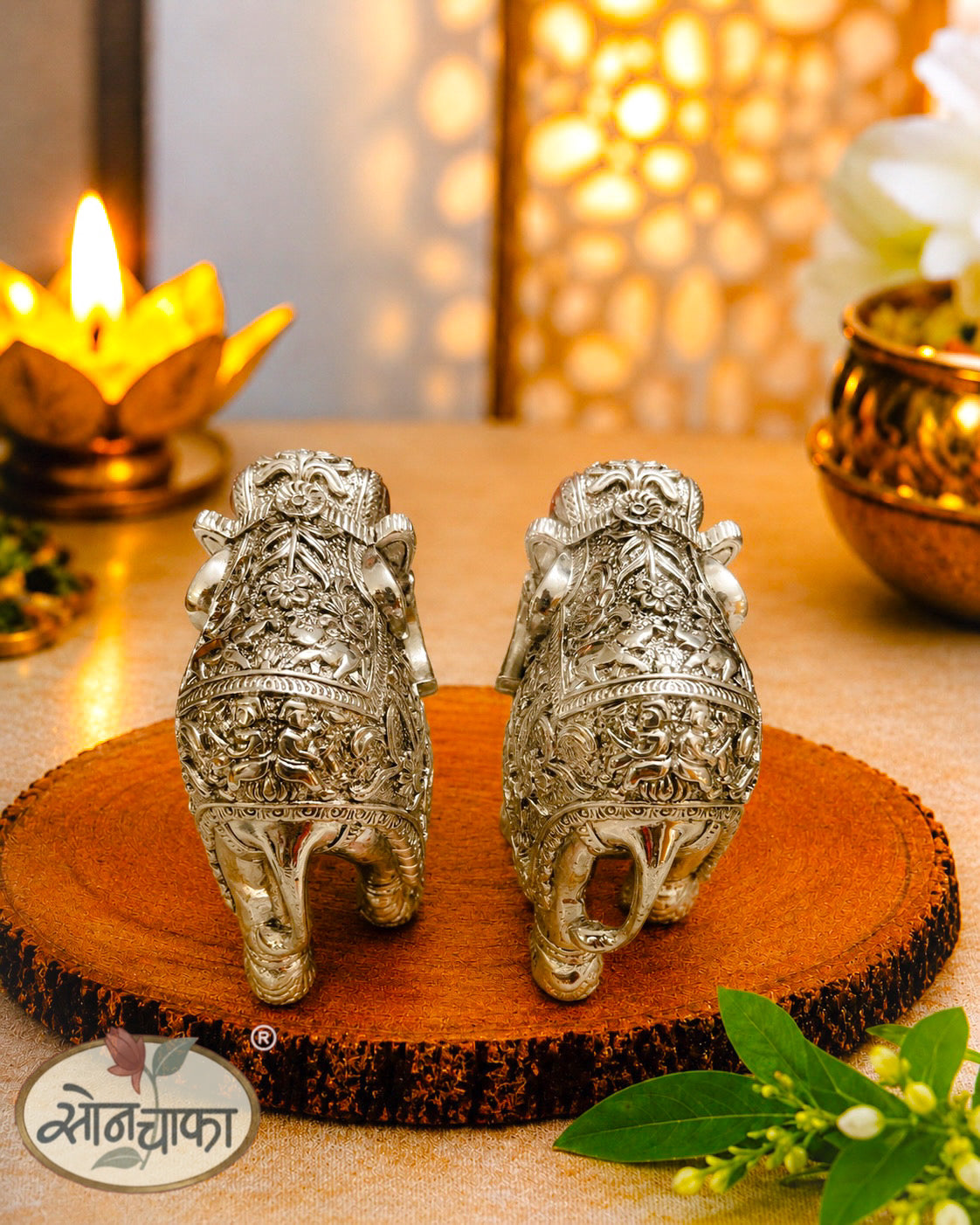 GORGEOUS SILVER GAJANTLAXMI