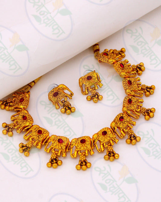 ELEGANT PESHWAI NECKLACE