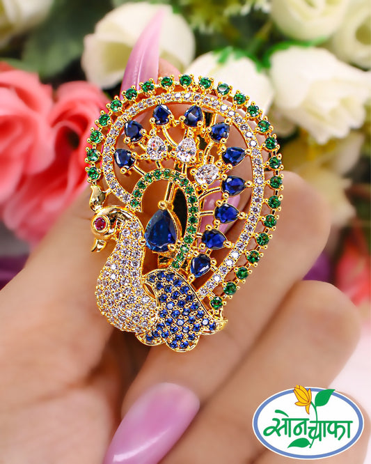 ROYAL TEXTURED DIAMOND SAREEPIN