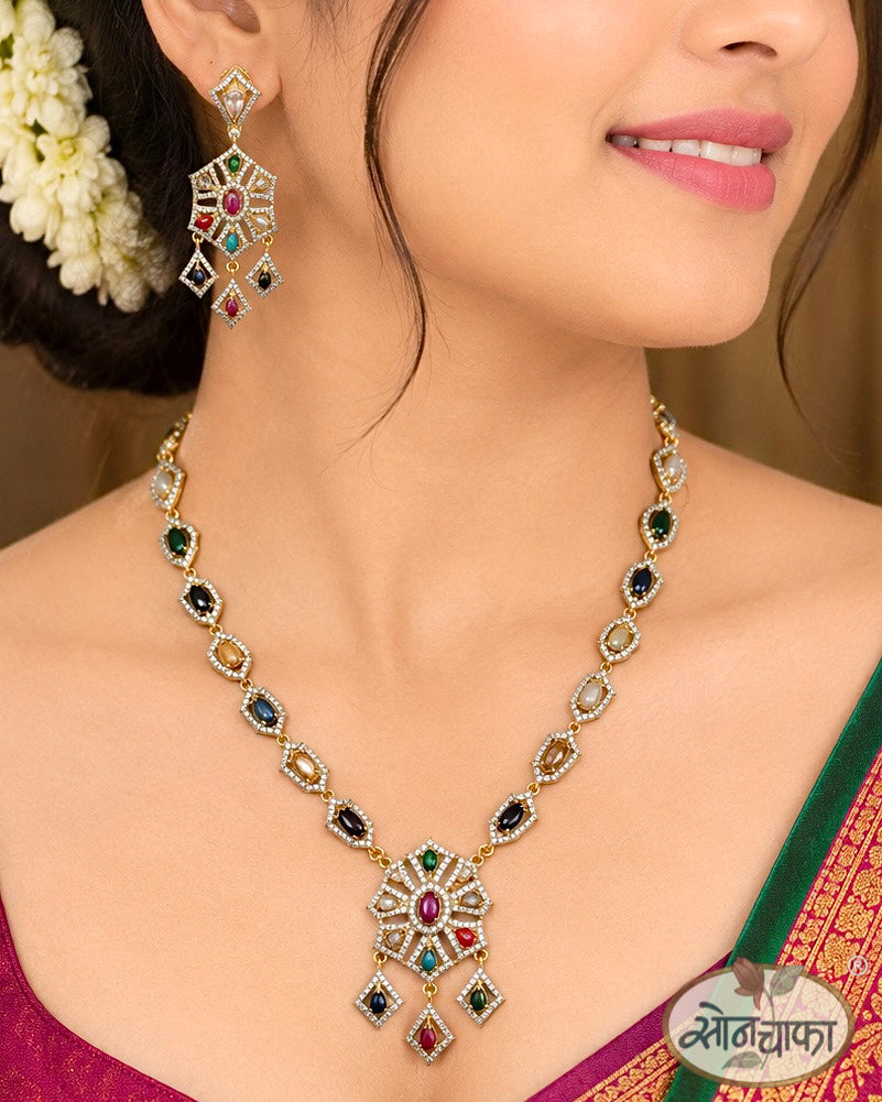 NAVRATNA NECKLACE