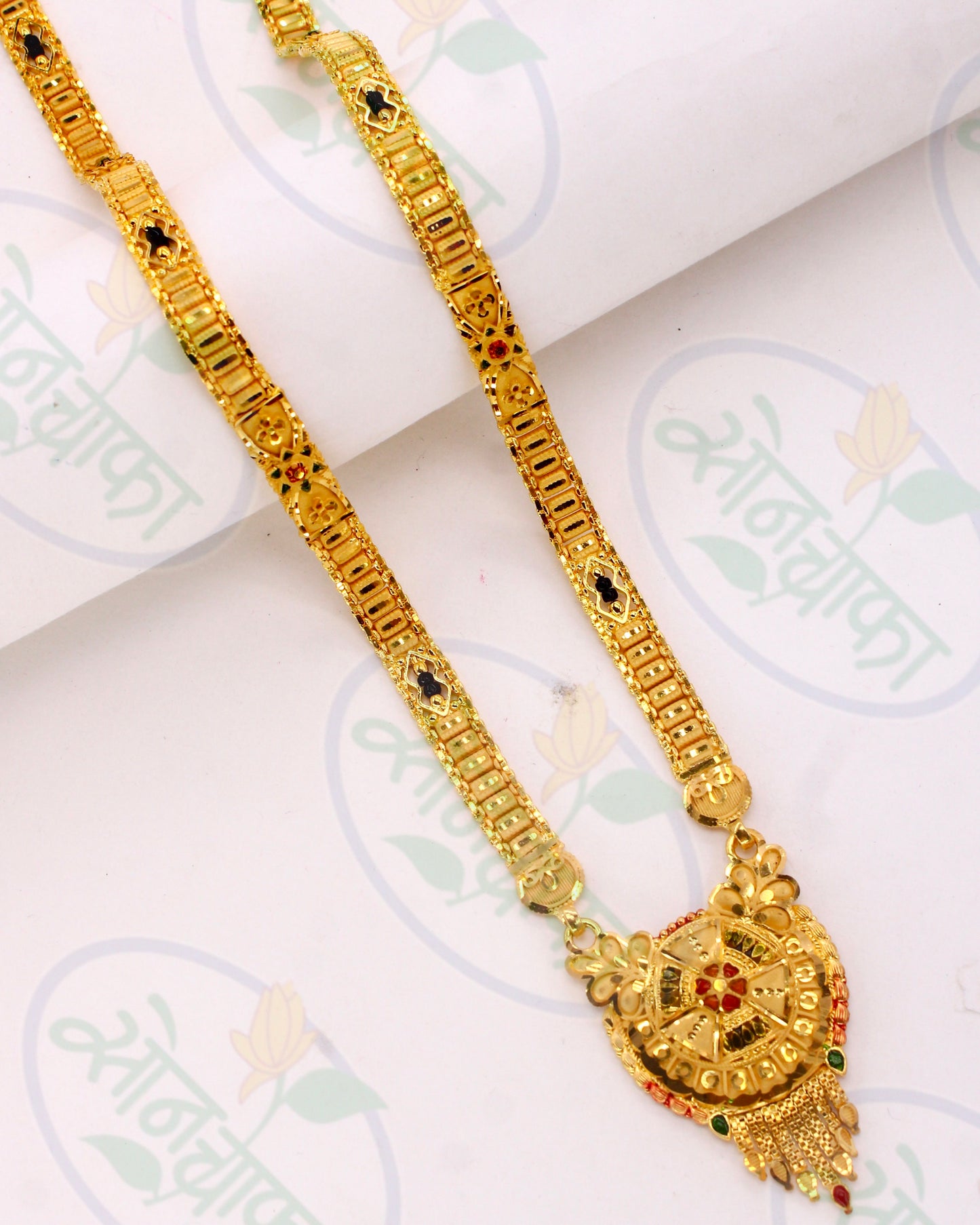 ALLURING GOLD PLATED MANGALSUTRA