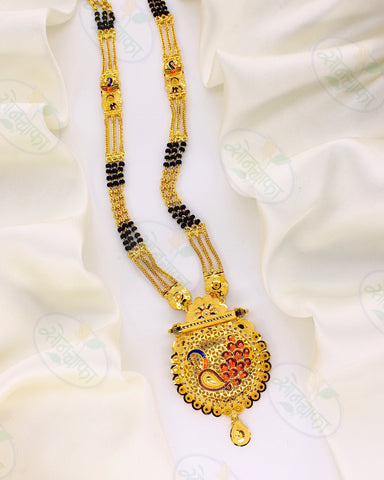 CAPTIVATING PEACOCK DESIGNER MANGALSUTRA