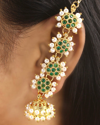 ICONIC PEARL KANCHAIN WITH JHUMKI