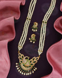 ECLECTIC PEACOCK PEARL NECKLACE