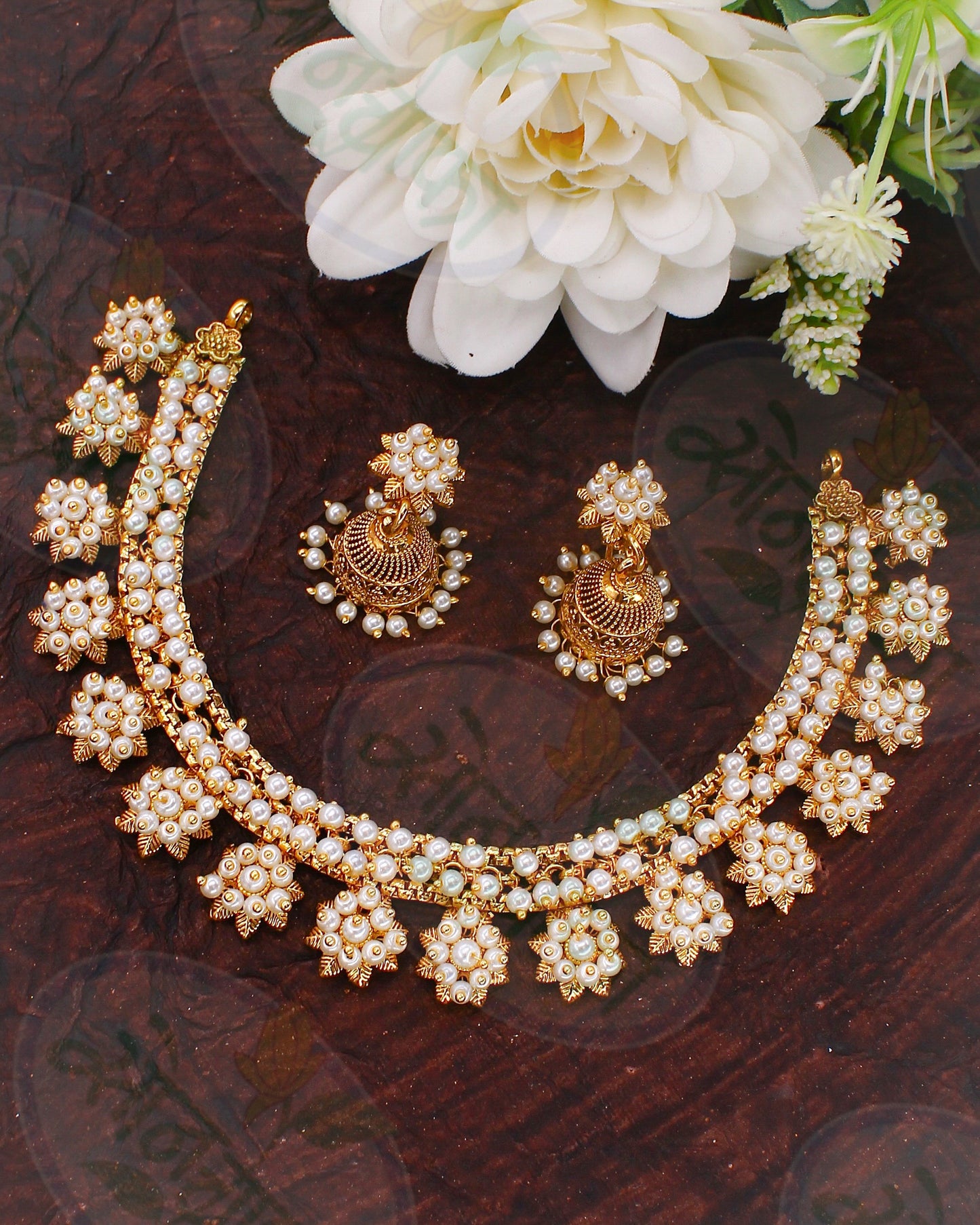 FLORENCES PEARL BEADS NECKLACE