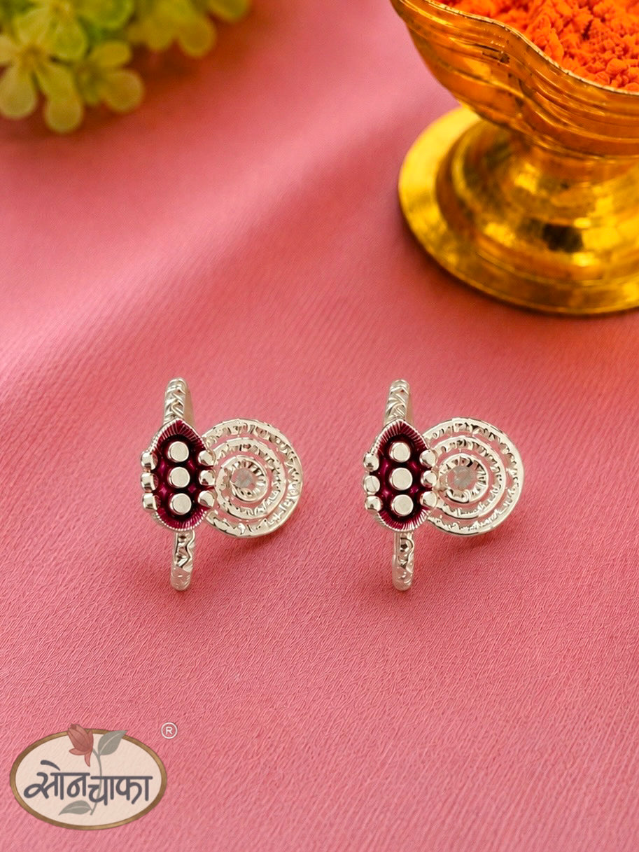 UNIQUE DESIGNER SILVER JODAVI