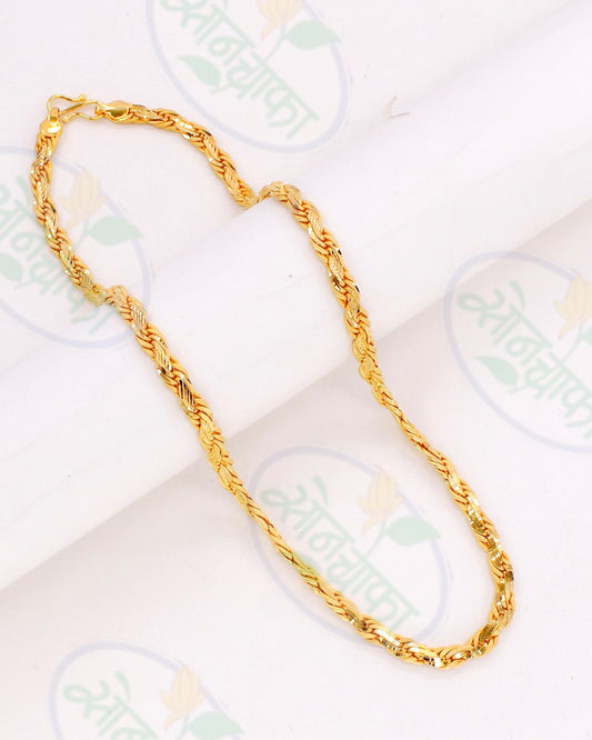 DESIGNER GOLD PLATED CHAIN