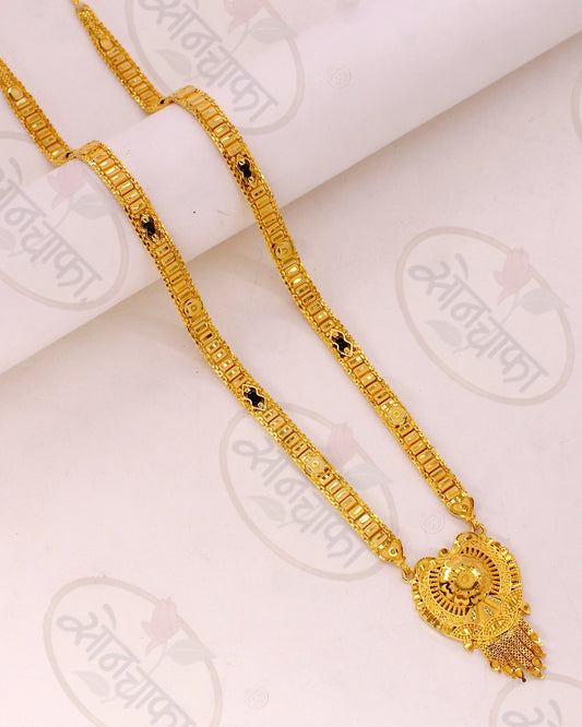 LATEST GOLD PLATED MANGALSUTRA