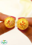 DAZZLING GOLD PLATED EARRINGS