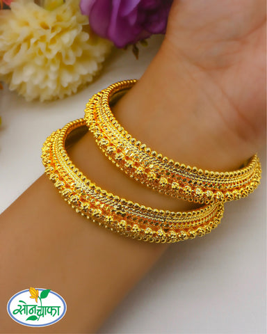 GLORIOUS GOLD PLATED BANGLES