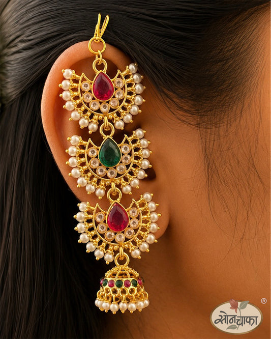 GORGEOUS PEARL EAR-CUFF