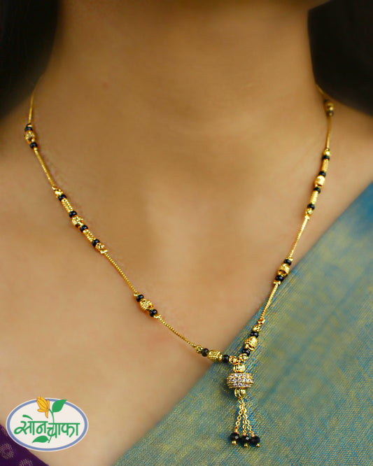 WHITE DESIGNER MANGALSUTRA