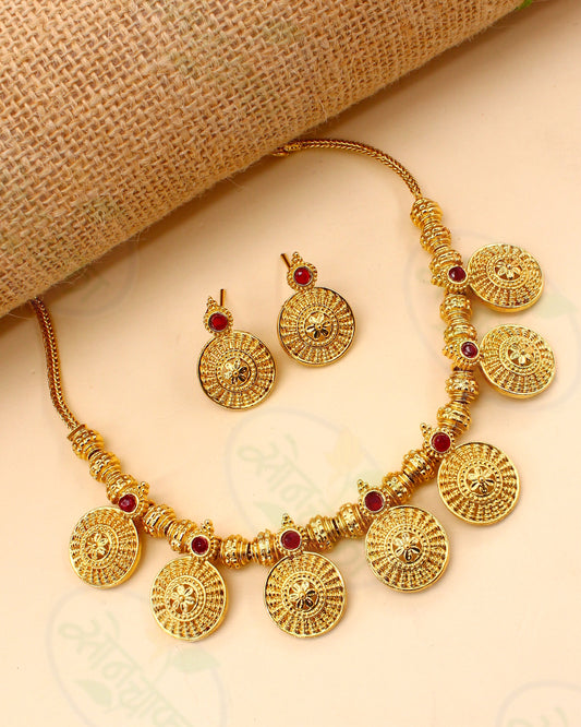 TEMPLE DESIGNER NECKLACE