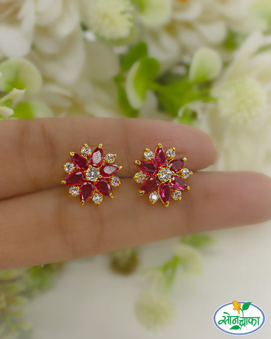 ELEGANT NAVRATAN EARRINGS