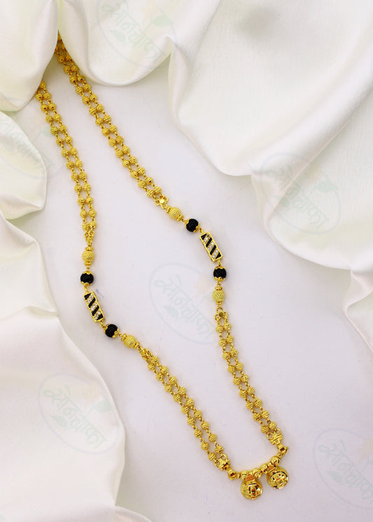 STUNNING GLAM GOLD PLATED MANGALSUTRA