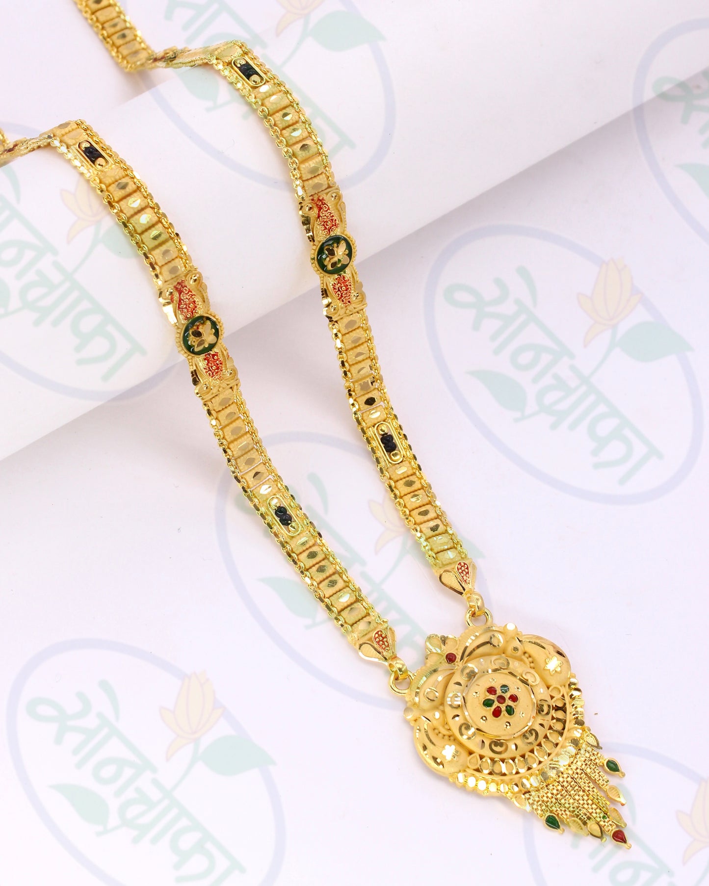 PRETTY SPARK GOLD PALTED MANGALSUTRA