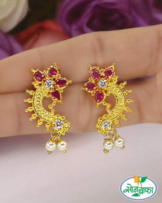 CLASSY FANCY PEARL EARRINGS