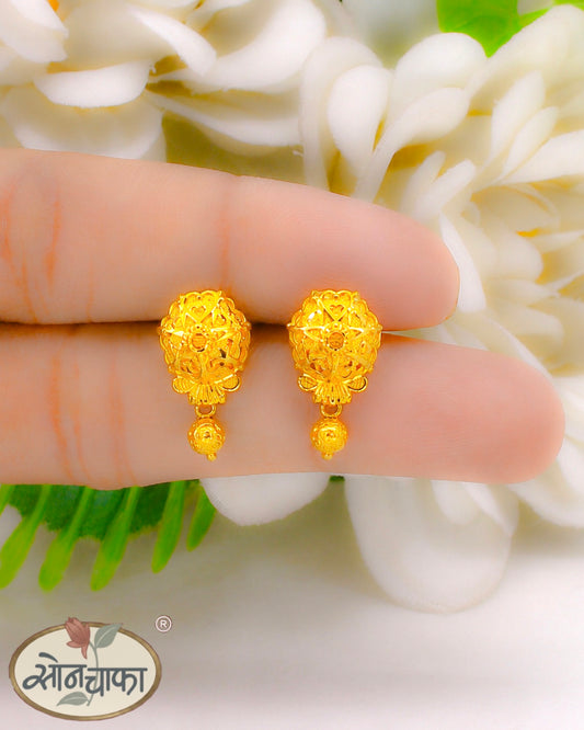 ORNANT GOLD DROP EARRINGS