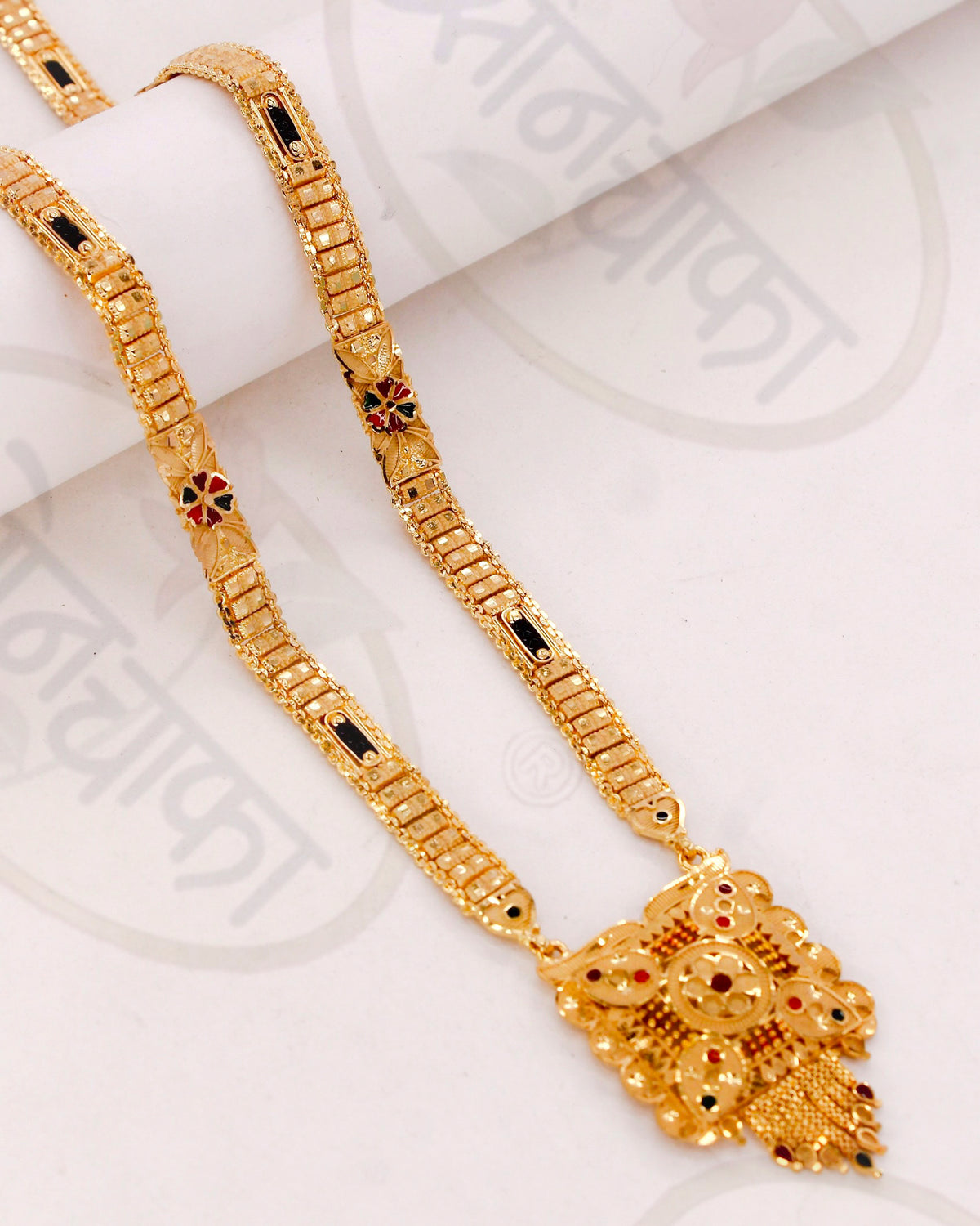 BRILLIANT  GOLD PLATED MANGALSUTRA