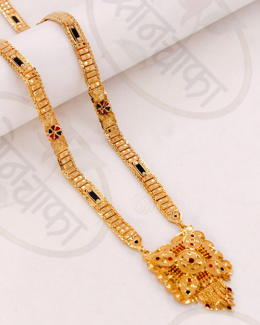 BRILLIANT  GOLD PLATED MANGALSUTRA