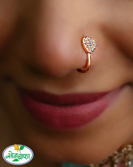 HEART SHAPE NOSEPIN