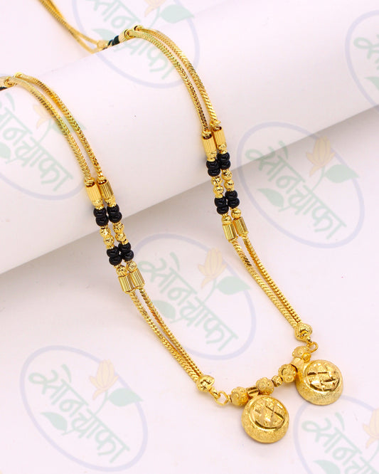 CLSSICAL GOLD PLATED MANGALSUTRA