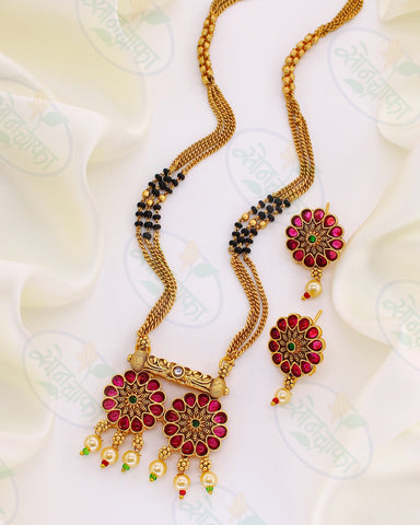 REGAL FLORAL RAJWADI MANGALSUTRA