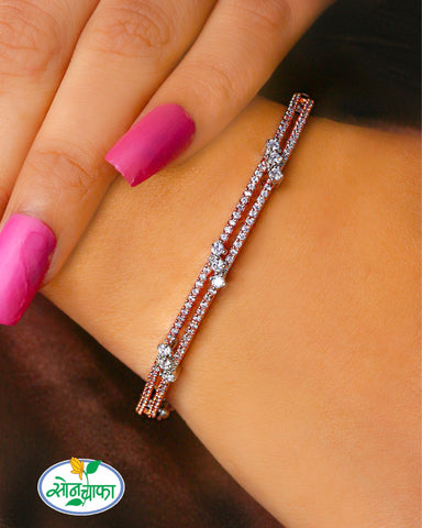 STYLISED DAINTY DIAMOND BRACELET