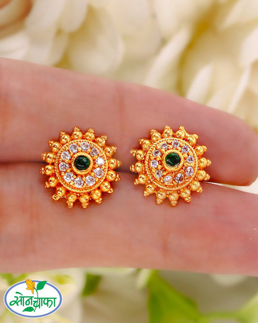 PRETTY ANTIQUE EAR-STUDS