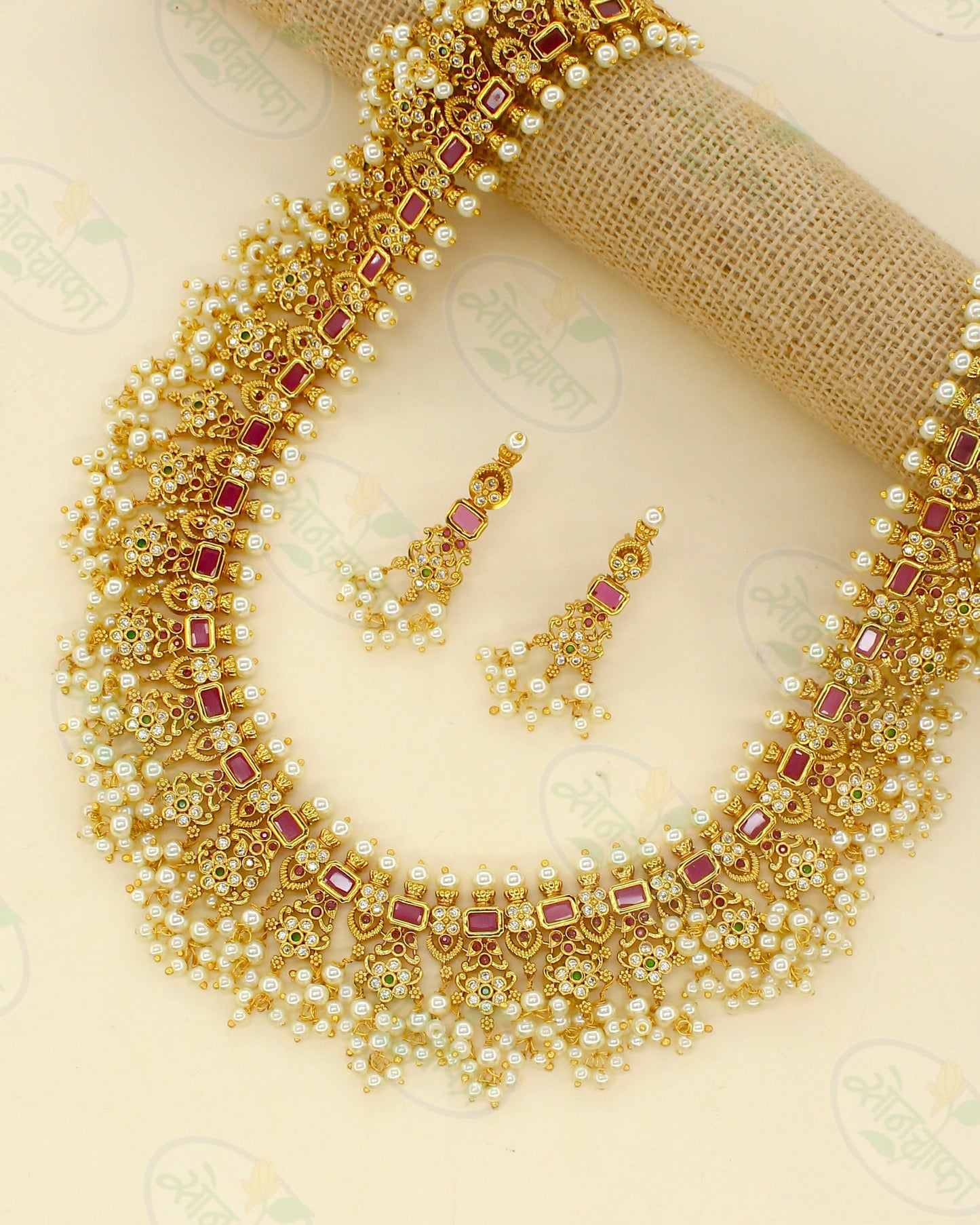 KEMP STONE DESIGNER NECKLACE SET
