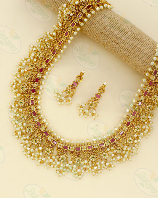KEMP STONE DESIGNER NECKLACE SET