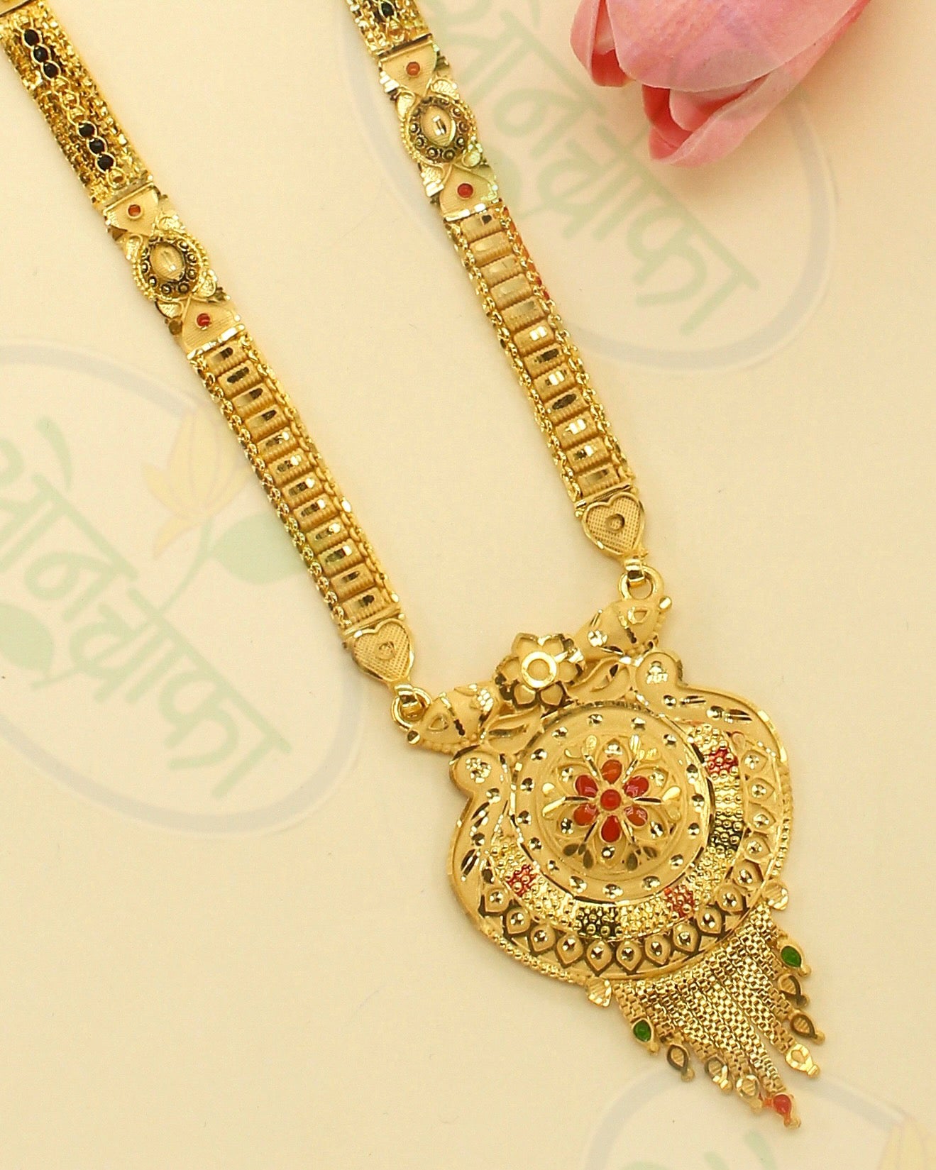 GLEAMING GLAM GOLD PLATED MANGALSUTRA