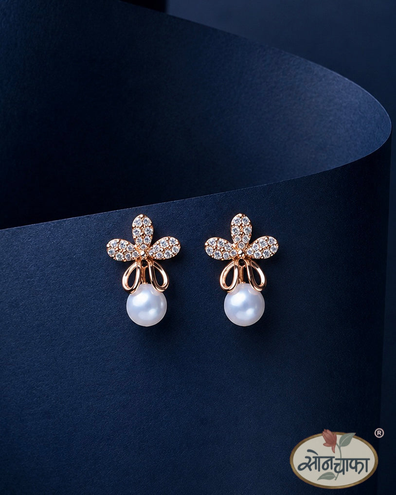FLORET DIAMOND STUDS
