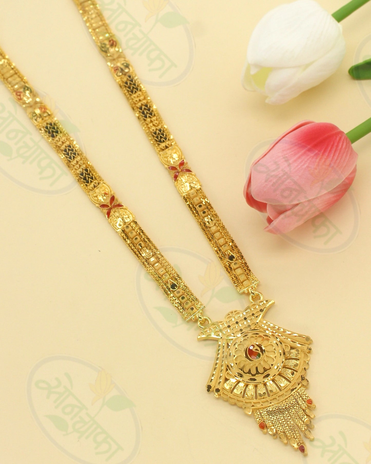 ENTICING GOLD PLATED MANGALSUTRA