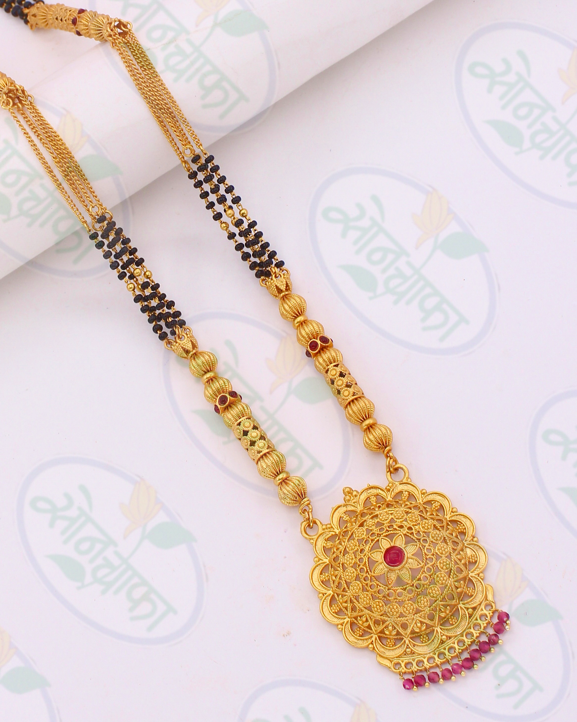 ELEGANCE PESHWAI MANGALSUTRA – Sonchafa