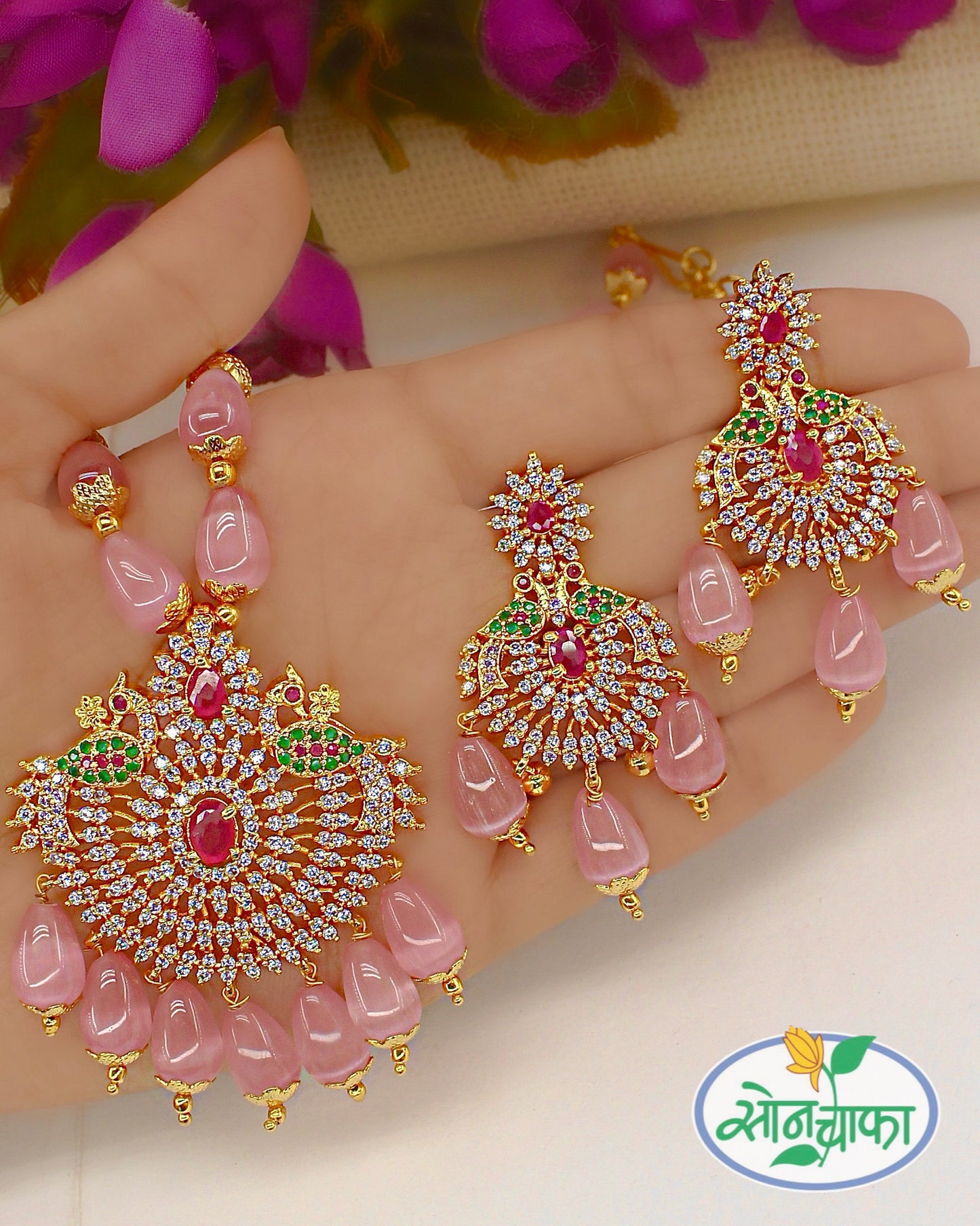 DESIGNER PEACOCK NECKLACE